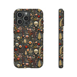 Magical Skull Garden Aesthetic 3D Phone Case for iPhone, Samsung, Pixel iPhone 15 Pro Max / Matte