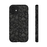 Black Roses Aesthetic Phone Case for iPhone, Samsung, Pixel iPhone 12 Mini / Glossy