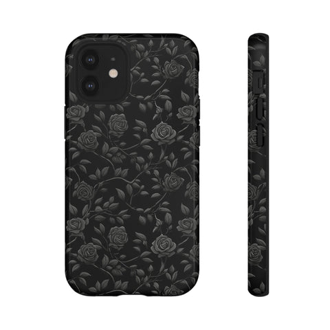 Black Roses Aesthetic Phone Case for iPhone, Samsung, Pixel