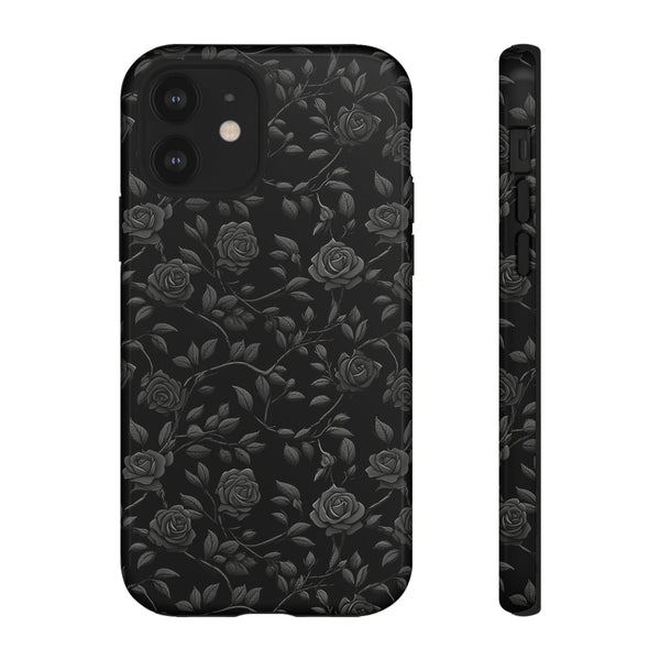 Black Roses Aesthetic Phone Case for iPhone, Samsung, Pixel