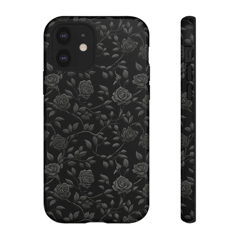 Black Roses Aesthetic Phone Case for iPhone, Samsung, Pixel