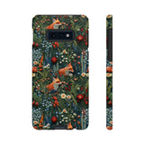 Botanical Fox Aesthetic Phone Case for iPhone, Samsung, Pixel Samsung Galaxy S10E / Glossy