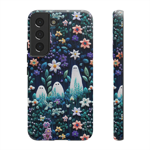 Ghosts in the Garden Aesthetic 3D Phone Case for iPhone, Samsung, Pixel