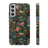 Botanical Fox Aesthetic Phone Case for iPhone, Samsung, Pixel