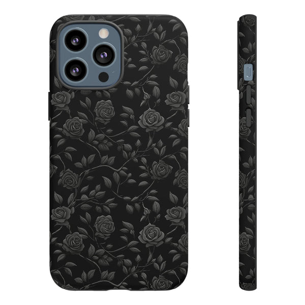 Black Roses Aesthetic Phone Case for iPhone, Samsung, Pixel