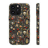 Magical Skull Garden Aesthetic 3D Phone Case for iPhone, Samsung, Pixel iPhone 13 Pro / Glossy