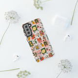 Fruit Stamps Collage Phone Case - Trendy Stickers Aesthetic Protective Phone Cover for iPhone, Samsung, Pixel