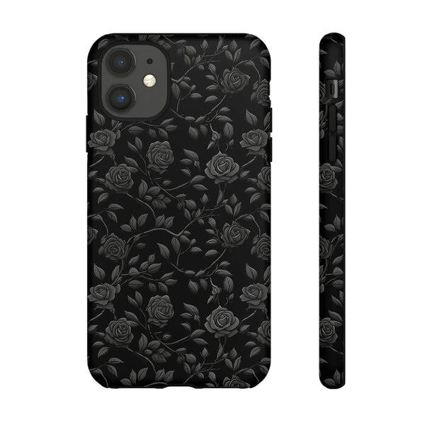 Black Roses Aesthetic Phone Case for iPhone, Samsung, Pixel
