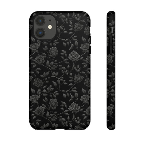 Black Roses Aesthetic Phone Case for iPhone, Samsung, Pixel