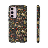Magical Skull Garden Aesthetic 3D Phone Case for iPhone, Samsung, Pixel Samsung Galaxy S23 Plus / Glossy
