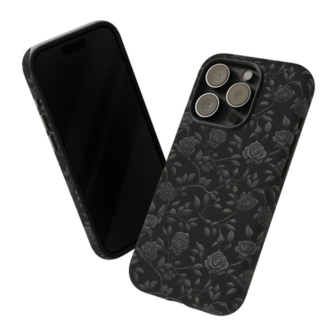 Black Roses Aesthetic Phone Case for iPhone, Samsung, Pixel