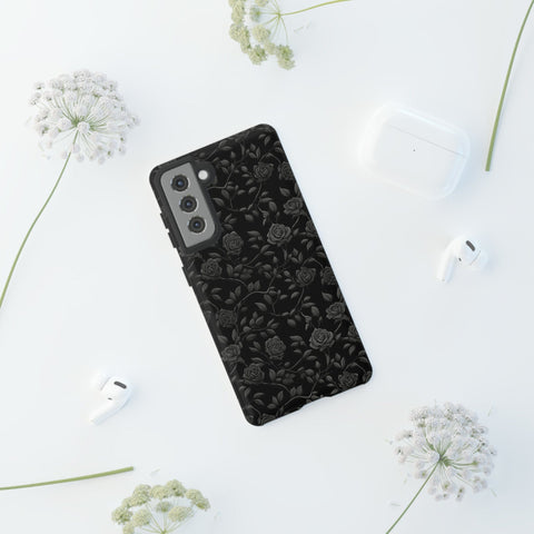 Black Roses Aesthetic Phone Case for iPhone, Samsung, Pixel
