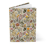 Whimsy Wildflower Journal - Hardcover Lined Blank Notebook