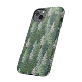 Christmas Forest 3D Aesthetic Phone Case for iPhone, Samsung, Pixel