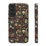 Magical Skull Garden Aesthetic 3D Phone Case for iPhone, Samsung, Pixel Samsung Galaxy S22 / Glossy