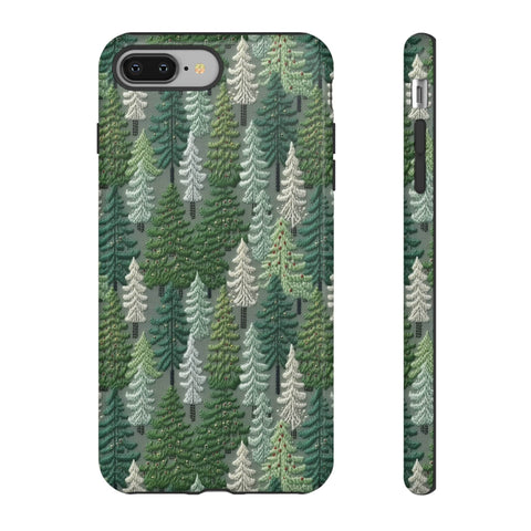 Christmas Forest 3D Aesthetic Phone Case for iPhone, Samsung, Pixel