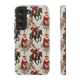 Cowboy Santa Embroidery Phone Case for iPhone, Samsung, Pixel Samsung Galaxy S22 / Matte