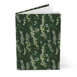 Shadow Blooms Wildflower Journal - Hardcover Blank Lined Notebook