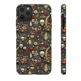 Magical Skull Garden Aesthetic 3D Phone Case for iPhone, Samsung, Pixel iPhone 11 Pro Max / Glossy