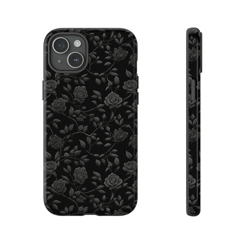 Black Roses Aesthetic Phone Case for iPhone, Samsung, Pixel