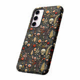 Magical Skull Garden Aesthetic 3D Phone Case for iPhone, Samsung, Pixel