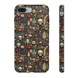 Magical Skull Garden Aesthetic 3D Phone Case for iPhone, Samsung, Pixel iPhone 8 Plus / Glossy