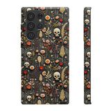 Magical Skull Garden Aesthetic 3D Phone Case for iPhone, Samsung, Pixel Samsung Galaxy S22 Ultra / Glossy
