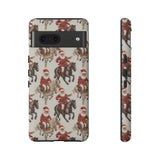 Cowboy Santa Embroidery Phone Case for iPhone, Samsung, Pixel Google Pixel 7 / Matte
