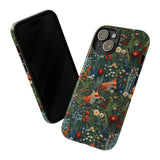 Botanical Fox Aesthetic Phone Case for iPhone, Samsung, Pixel