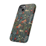 Botanical Fox Aesthetic Phone Case for iPhone, Samsung, Pixel