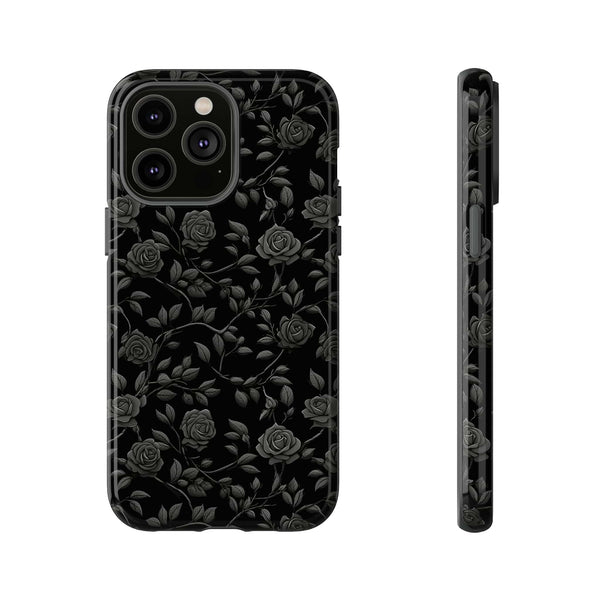 Black Roses Aesthetic Phone Case for iPhone, Samsung, Pixel