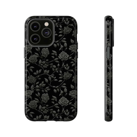 Black Roses Aesthetic Phone Case for iPhone, Samsung, Pixel