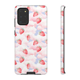 Dreamy Strawberry Cloud Phone Case - Pretty Pink Sky Protective Phone Cover for iPhone, Samsung, Pixel