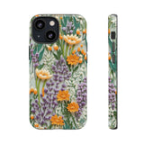 Floral Cottagecore Aesthetic  Phone Case for iPhone, Samsung, Pixel iPhone 13 Mini / Glossy