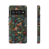 Botanical Fox Aesthetic Phone Case for iPhone, Samsung, Pixel Google Pixel 6 Pro / Glossy