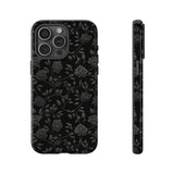 Black Roses Aesthetic Phone Case for iPhone, Samsung, Pixel iPhone 15 Pro Max / Glossy
