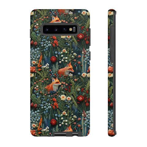 Botanical Fox Aesthetic Phone Case for iPhone, Samsung, Pixel