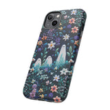 Ghosts in the Garden Aesthetic 3D Phone Case for iPhone, Samsung, Pixel