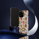 Fruit Stamps Collage Phone Case - Trendy Stickers Aesthetic Protective Phone Cover for iPhone, Samsung, Pixel