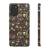 Magical Skull Garden Aesthetic 3D Phone Case for iPhone, Samsung, Pixel