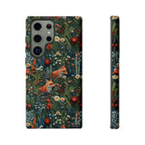 Botanical Fox Aesthetic Phone Case for iPhone, Samsung, Pixel Samsung Galaxy S23 Ultra / Glossy