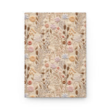 Dreamy Meadow Wildflower Journal - Hardcover Blank Lined Notebook