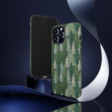 Christmas Forest 3D Aesthetic Phone Case for iPhone, Samsung, Pixel