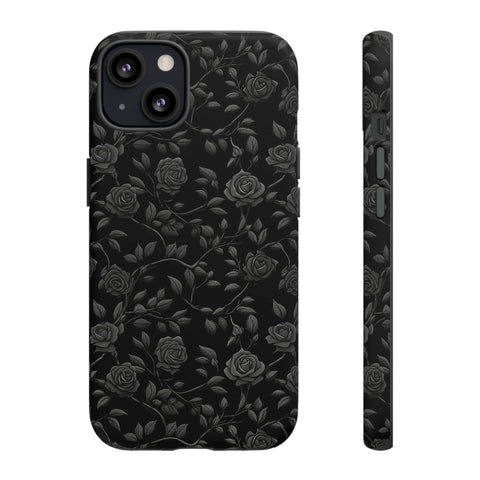 Black Roses Aesthetic Phone Case for iPhone, Samsung, Pixel