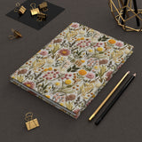 Whimsy Wildflower Journal - Hardcover Lined Blank Notebook