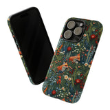 Botanical Fox Aesthetic Phone Case for iPhone, Samsung, Pixel