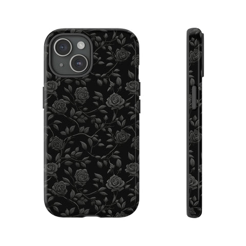 Black Roses Aesthetic Phone Case for iPhone, Samsung, Pixel