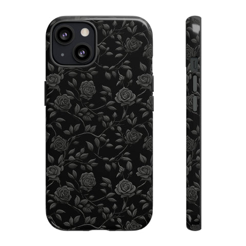 Black Roses Aesthetic Phone Case for iPhone, Samsung, Pixel