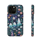 Ghosts in the Garden Aesthetic 3D Phone Case for iPhone, Samsung, Pixel