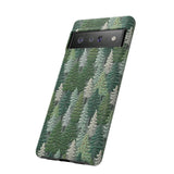 Christmas Forest 3D Aesthetic Phone Case for iPhone, Samsung, Pixel